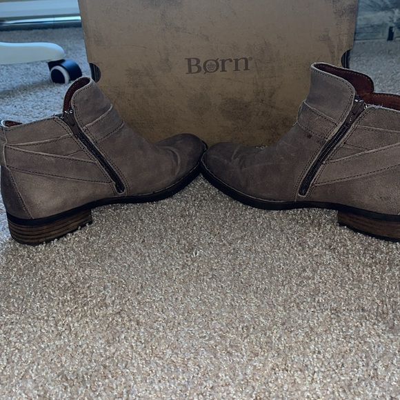 Born Jorgette ankle boots Taupe women’s size 8 - Picture 4 of 7
